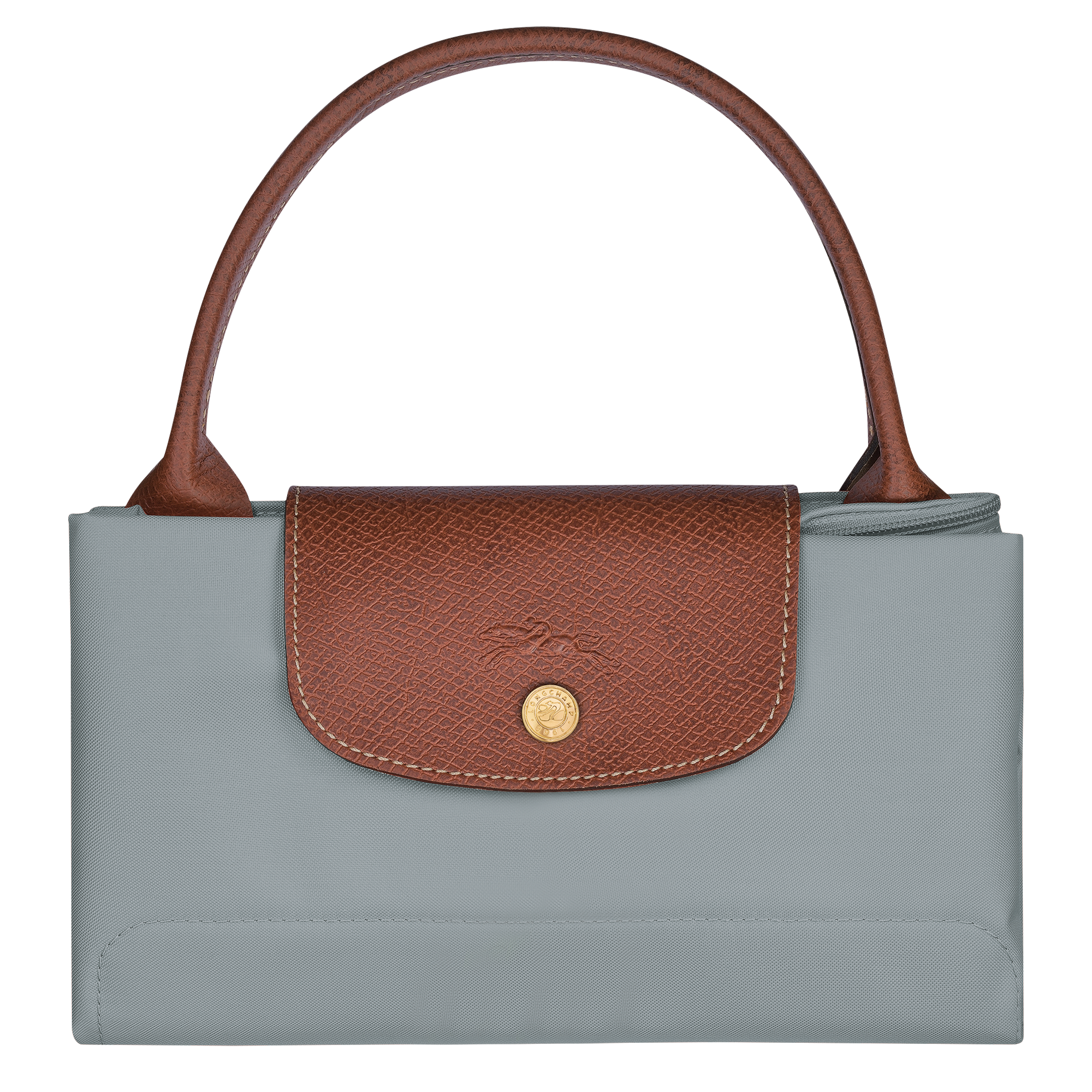 Le Pliage Original Handbag M, Steel