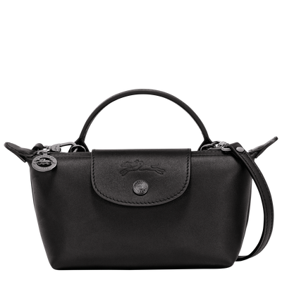 Le Pliage Xtra XS Pouch , Black - Leather