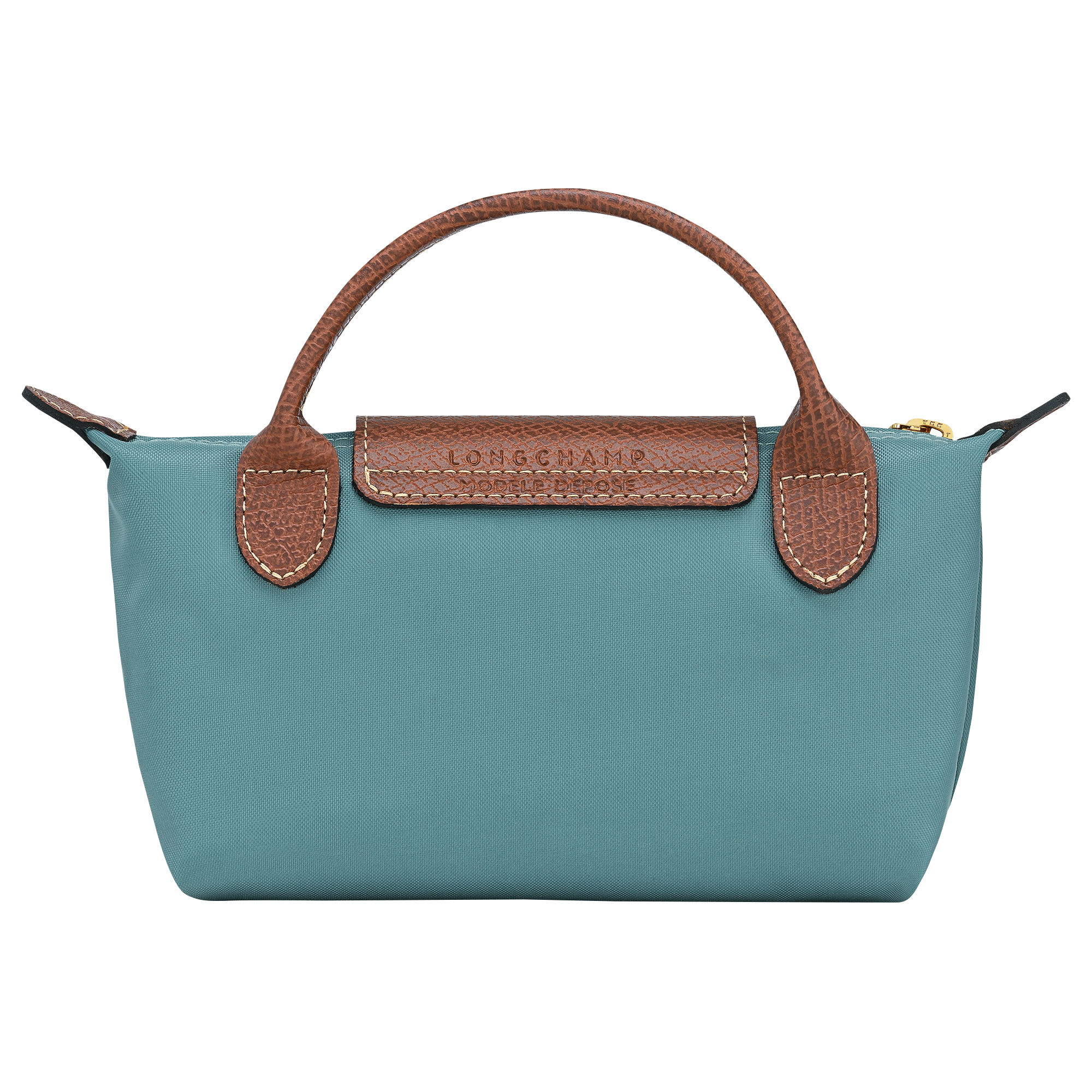 Pouch with handle, Eucalyptus - View 4 of
6 - zoom in Le Pliage Original Pouch with handle, Eucalyptus