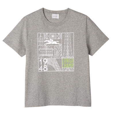 null T-shirt, 灰色