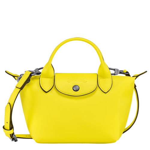 Le Pliage Xtra XS 迷你手提包 , 柠檬黄 - 皮革 - 查看 1 6