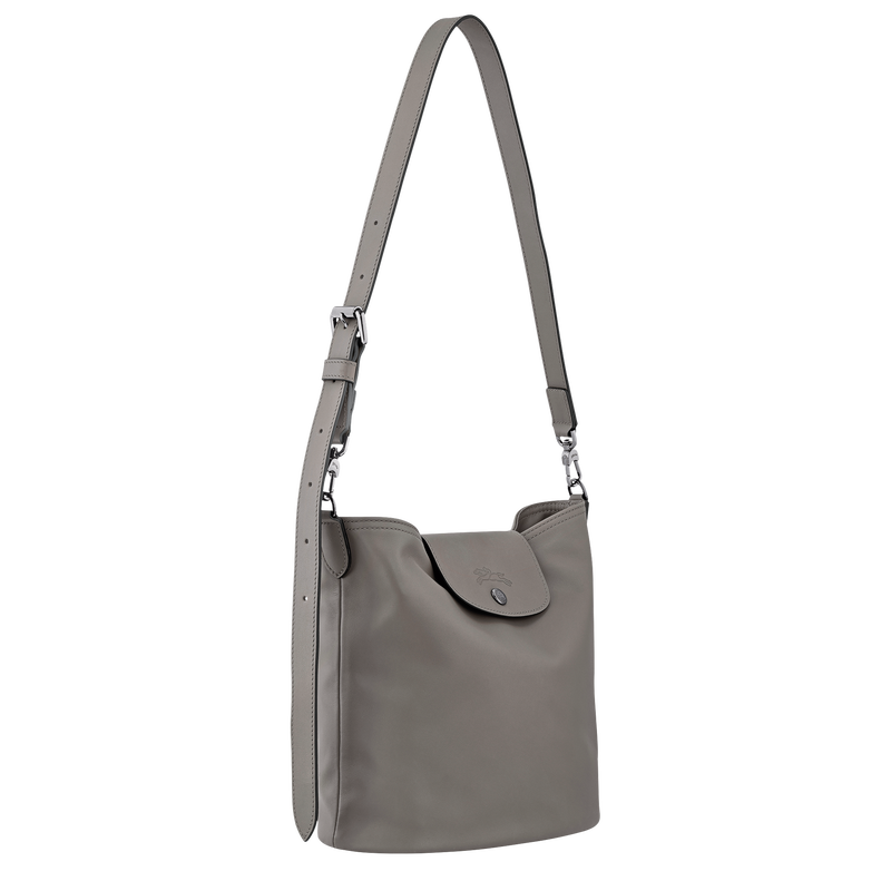 Le Pliage Xtra 单肩包 , 斑鸠灰 - 皮革  - 查看 3 6