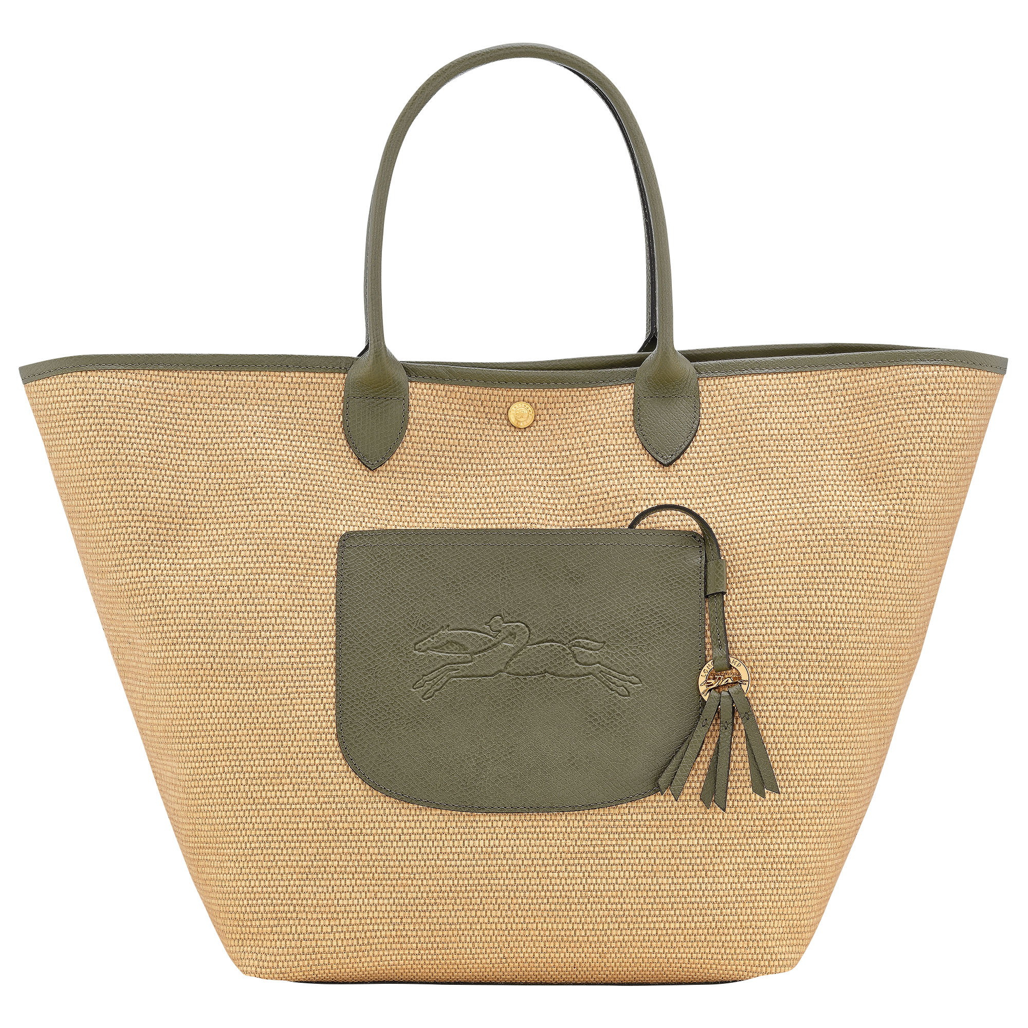 Le Pliage Collection Basket bag L, Artichoke