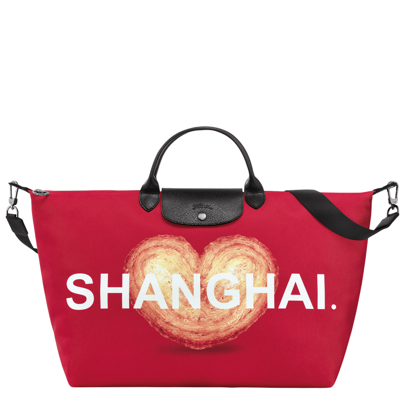 Le Pliage Du Monde L 旅行包 , 红色 - 帆布  - 查看 1 1