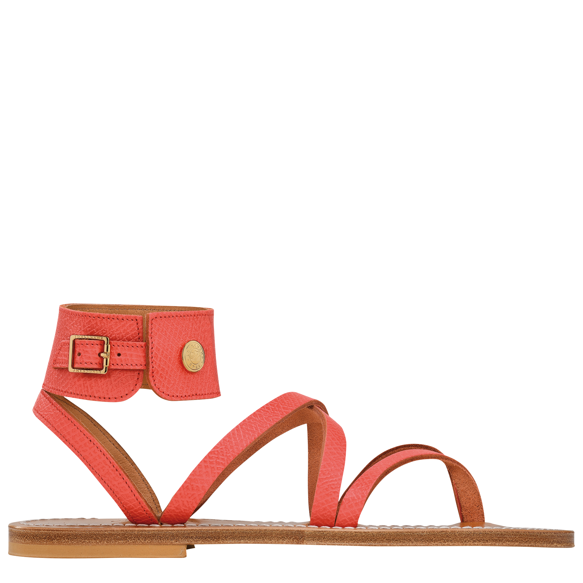 Sandals, 草莓色 - 查看 1
4 - 放大 Longchamp x K.Jacques Sandals, 草莓色
