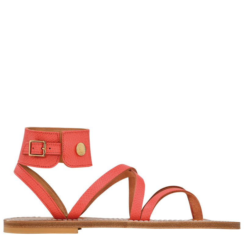 Longchamp x K.Jacques Sandals , Strawberry - Leather  - View 1 of  4