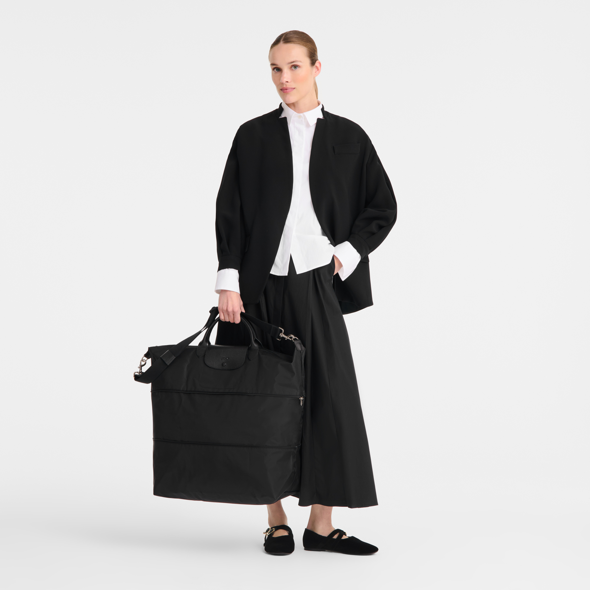 Le Pliage One 可扩展旅行包 S, 黑色