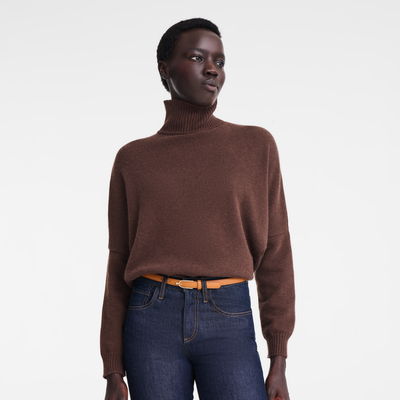 Le Foulonn&eacute; 女士皮带 , 琥珀棕 - 皮革