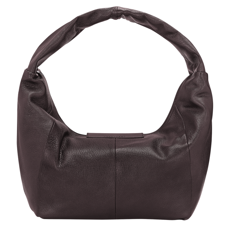 Le Pliage Xtra L Hobo 袋 , 摩卡色 - 皮革  - 查看 4 4
