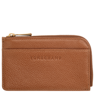 Le Foulonné Card holder , Caramel - Leather