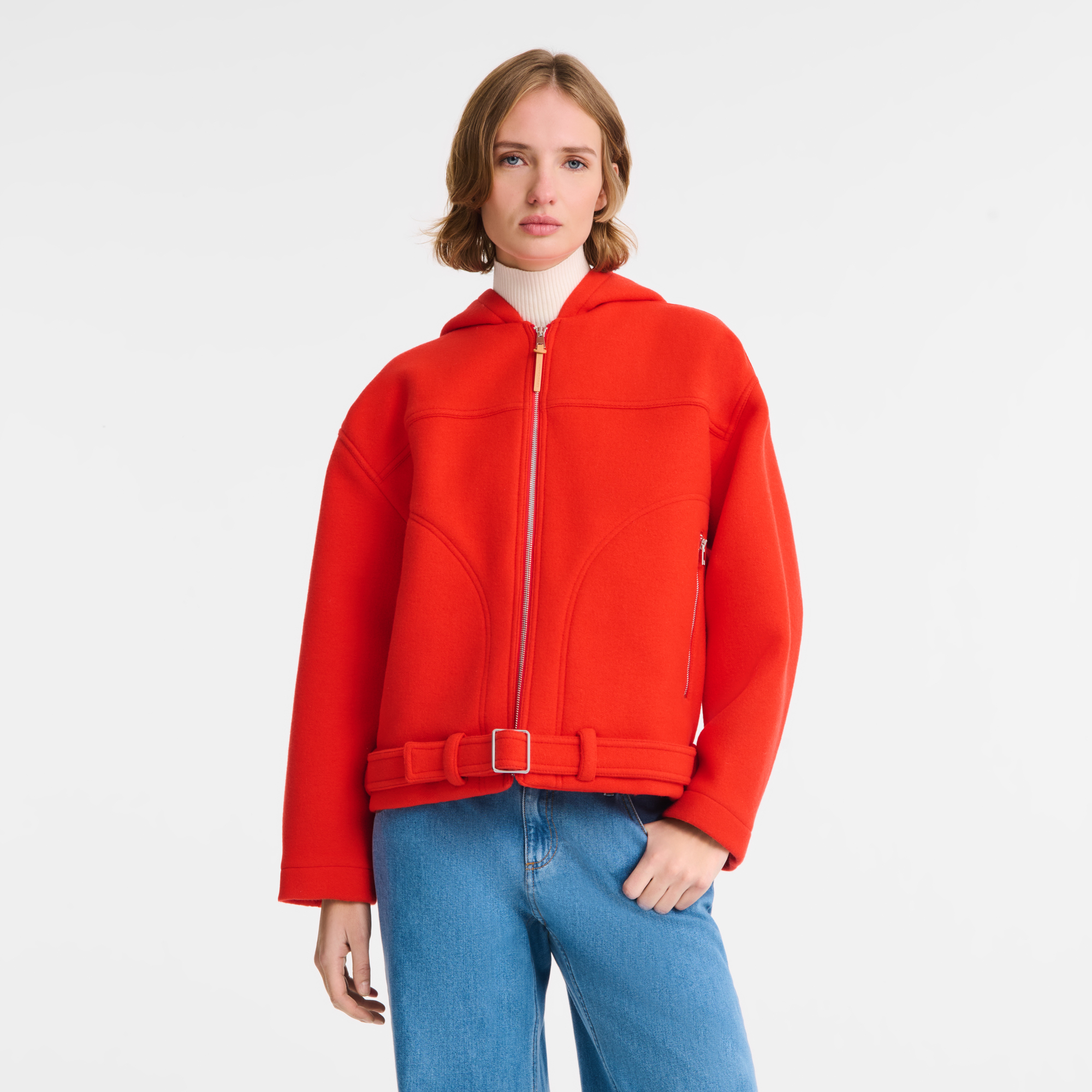 Jacket, Red/Navy - View 4 of
5 - zoom in null Jacket, Red/Navy