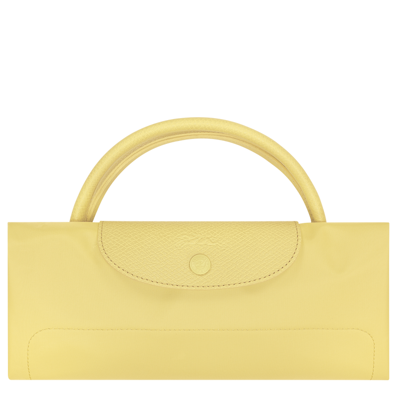 Le Pliage One L Travel bag , Lime - Canvas  - View 7 of  7