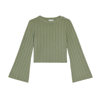 毛衣 , Almond Green - 针织