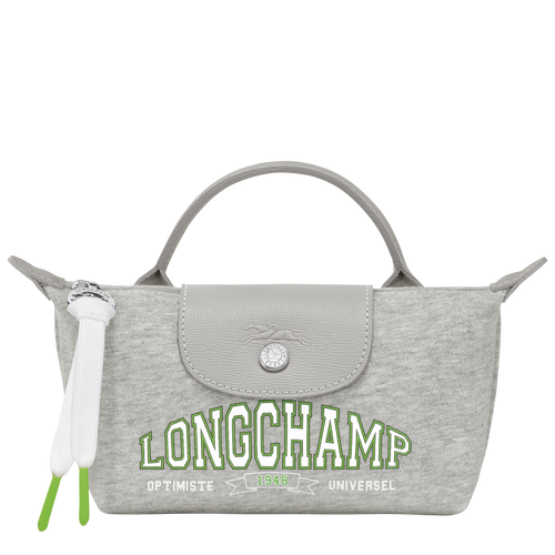 Le Pliage Collection Pouch , Grey - Canvas - View 1 of  6