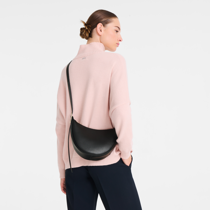 Le Foulonné S Crossbody bag , Black - Leather  - View 2 of  6