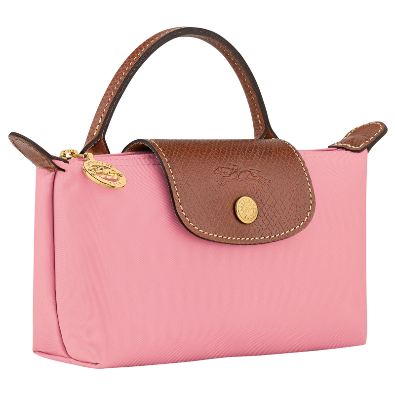 Le Pliage Original 化妆包 , 棉花糖粉 - 再生帆布  - 查看 3 6