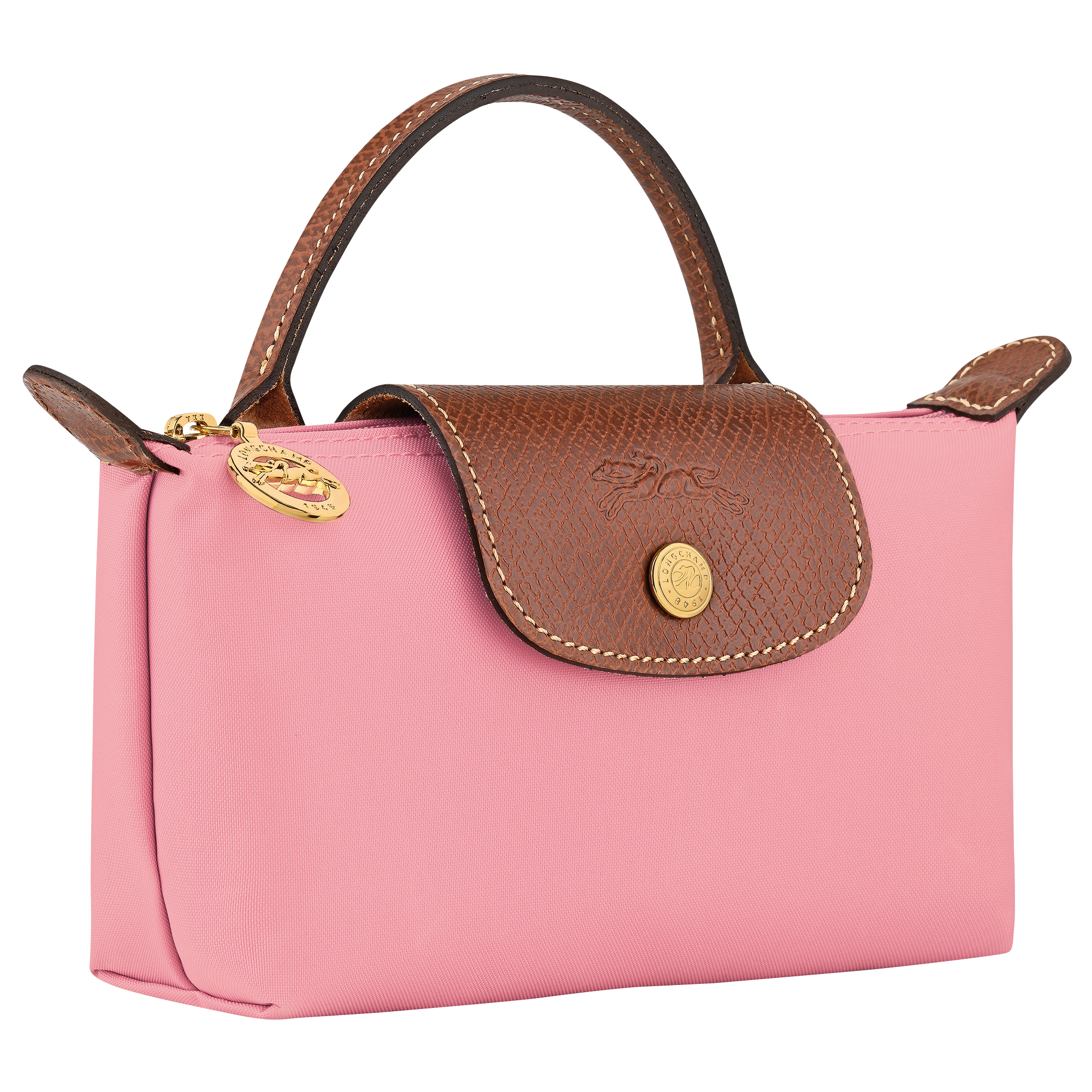 Pouch with handle, Marshmallow - View 3 of
6 - zoom in Le Pliage Original Pouch with handle, Marshmallow