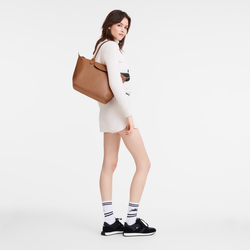 Le Pliage Xtra M 托特包 , 干邑色 - 皮革