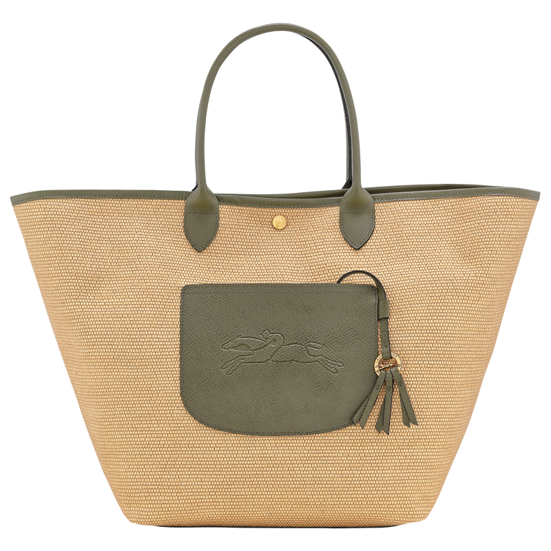Le Pliage 系列 L 手提包 , 洋蓟绿 - 帆布  - 查看 1 5