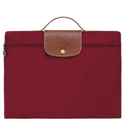 Le Pliage Original S 小号公文包 , 红色 - 再生帆布