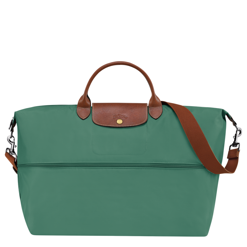 Le Pliage Original Travel bag expandable , Sage - Recycled canvas  - View 5 of  7