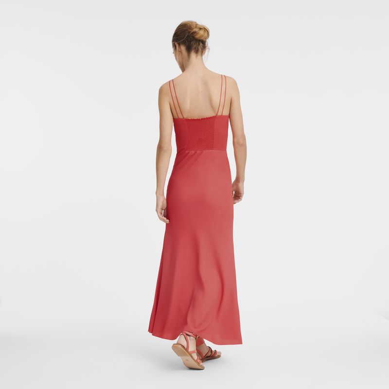 Midi dress , Strawberry - Crepe  - View 3 of  3
