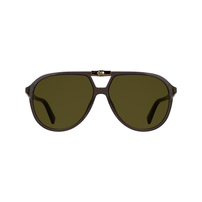 墨镜 , 棕色 - 植物性树脂材料