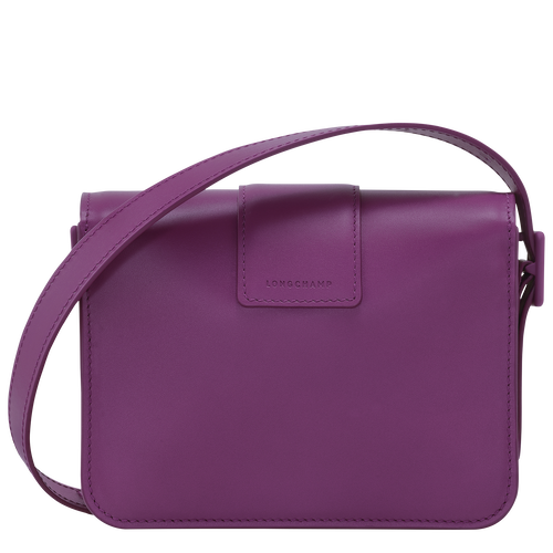 Box-Trot S Crossbody bag , Violet - Leather - View 4 of  5