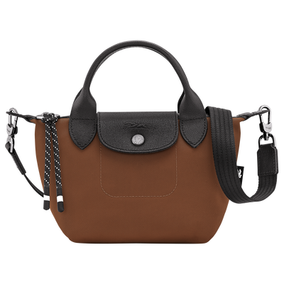 Le Pliage Energy XS 手提包 , 巧克力色 - 再生帆布