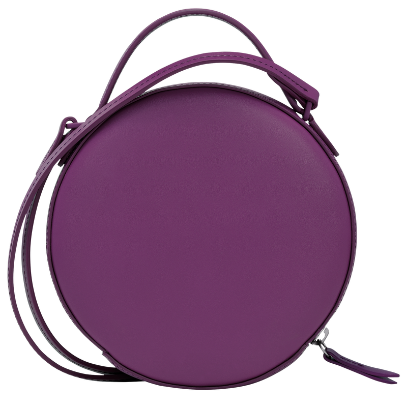 Box-Trot XS Crossbody bag , Violet - Leather  - View 4 of  4