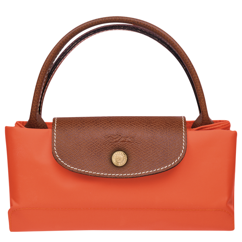 Le Pliage Original S Handbag , Orange - Recycled canvas  - View 7 of  7