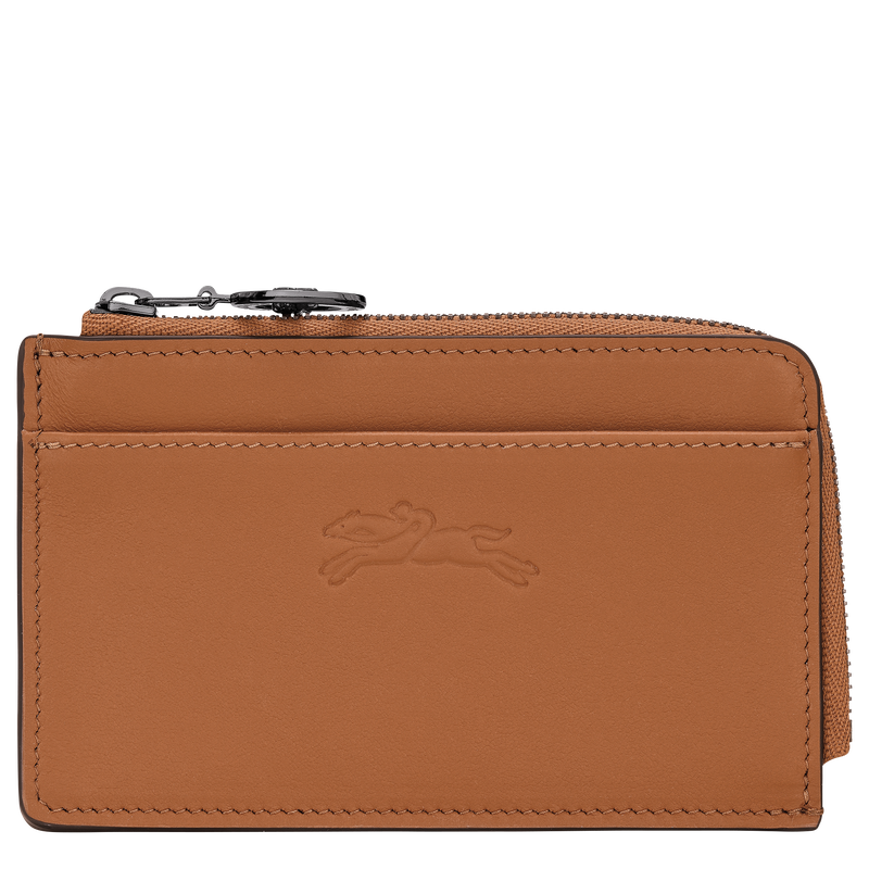 Le Pliage Xtra Card holder , Cashew - Leather  - View 1 of  2