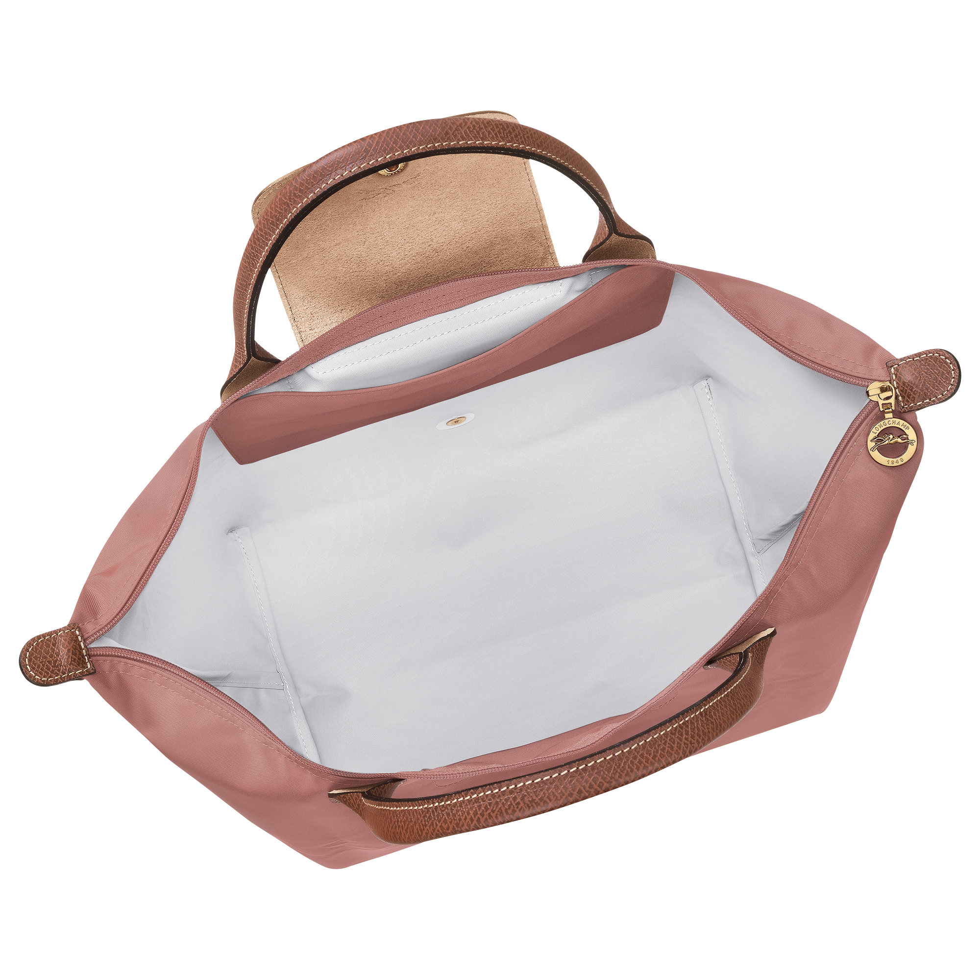 Le Pliage Original Handbag M, Pink Tea
