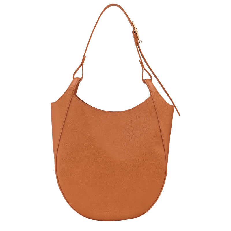 Le Foulonné L Hobo 袋 , 琥珀棕 - 皮革  - 查看 4 6