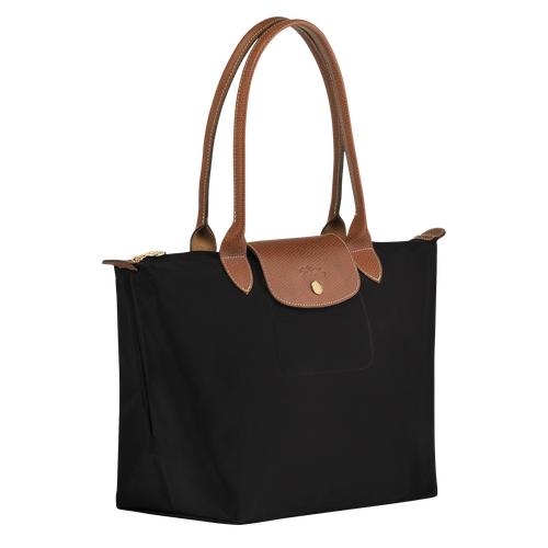 Le Pliage Original M Tote bag , Black - Recycled canvas - View 3 of  6