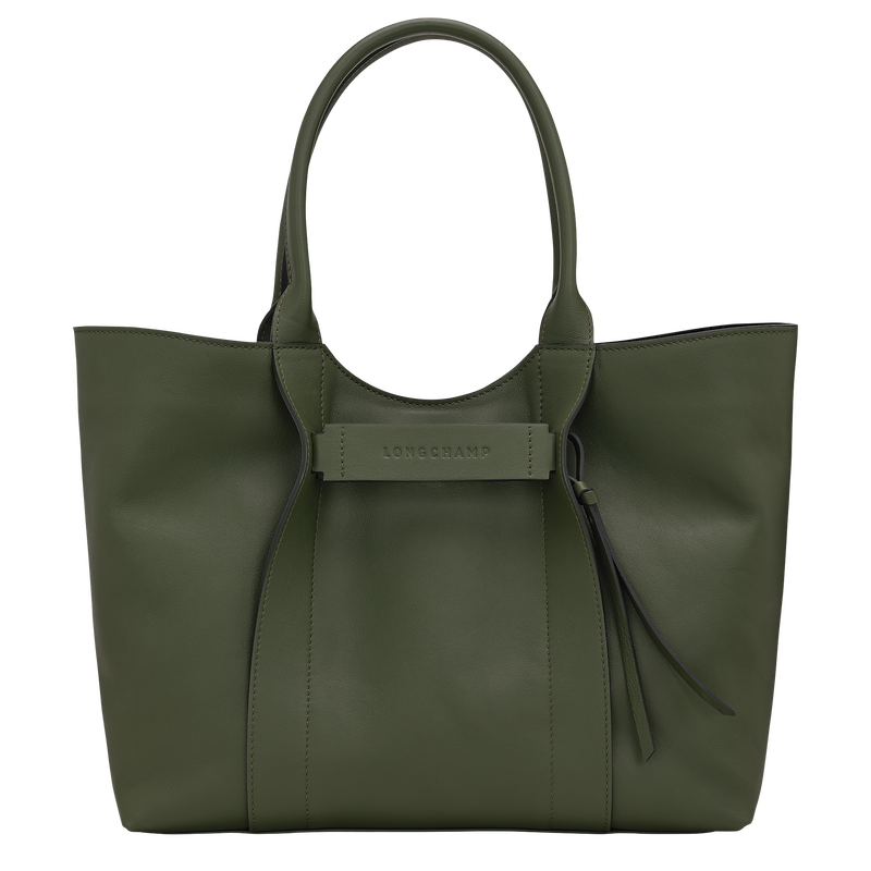 Longchamp 3D L Shoulder bag , Khaki - Leather  - View 1 of  5