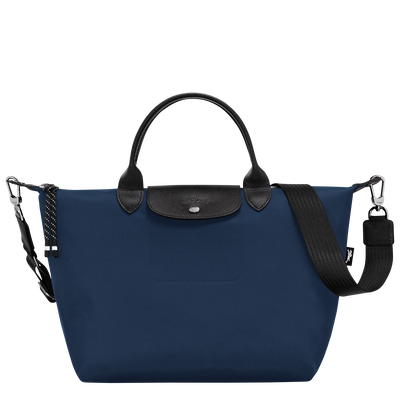 Le Pliage Energy L 手提包 , 海军蓝色 - 再生帆布