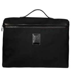 Boxford S Briefcase , Black - Canvas