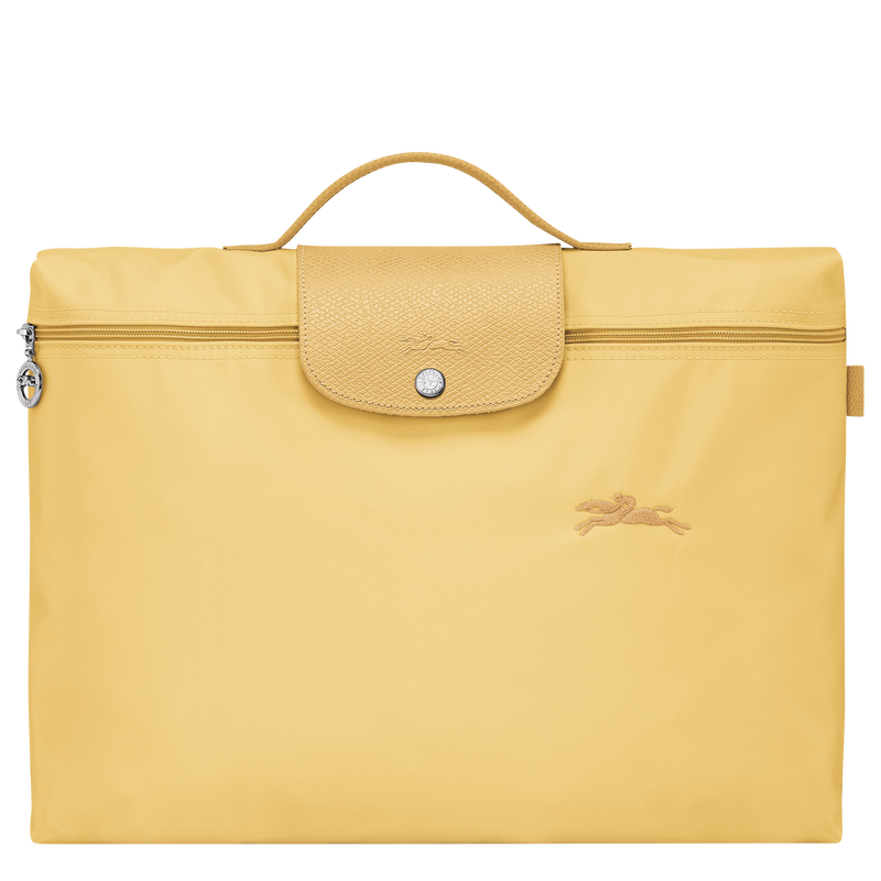 Le Pliage Green S Briefcase , Wheat - Recycled canvas  - View 1 of  5