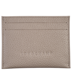 Le Foulonné Cardholder , Turtledove - Leather