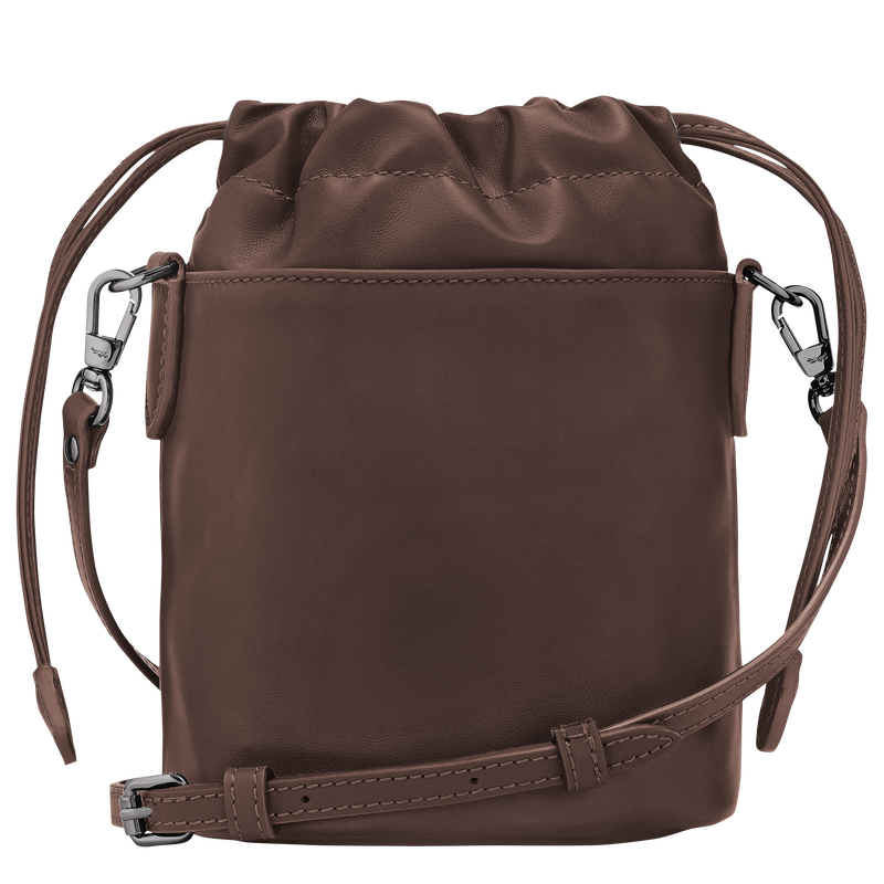 Le Pliage Xtra XS Bucket bag , Mocha - Leather  - View 3 of  5