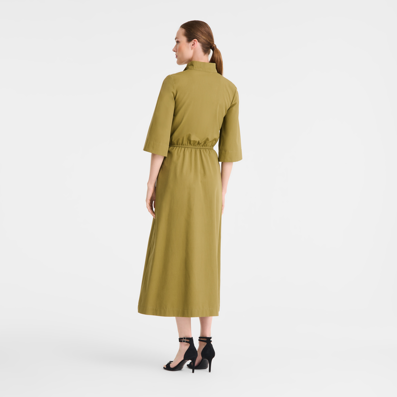 Midi dress , Lichen - Cotton poplin  - View 3 of  4