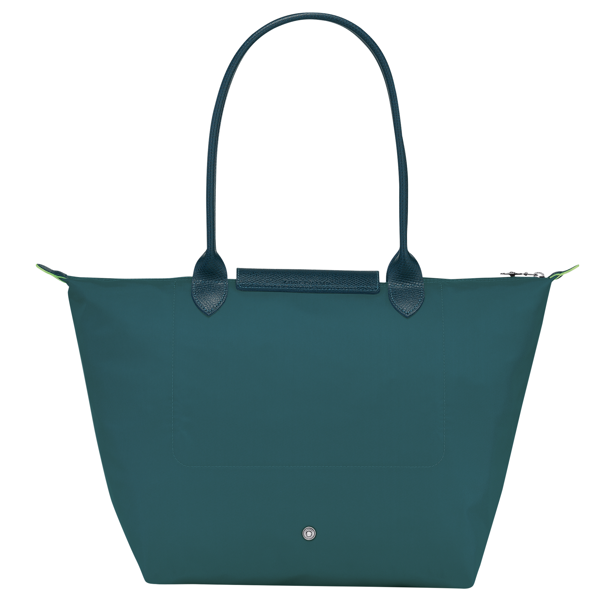 托特包 L, 孔雀蓝色 - 查看 4
        7 - 放大 Le Pliage Green 托特包 L, 孔雀蓝色