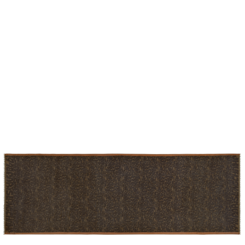 La Cavalcade Longchamp Stole , Mocha - Modal  - View 1 of  2