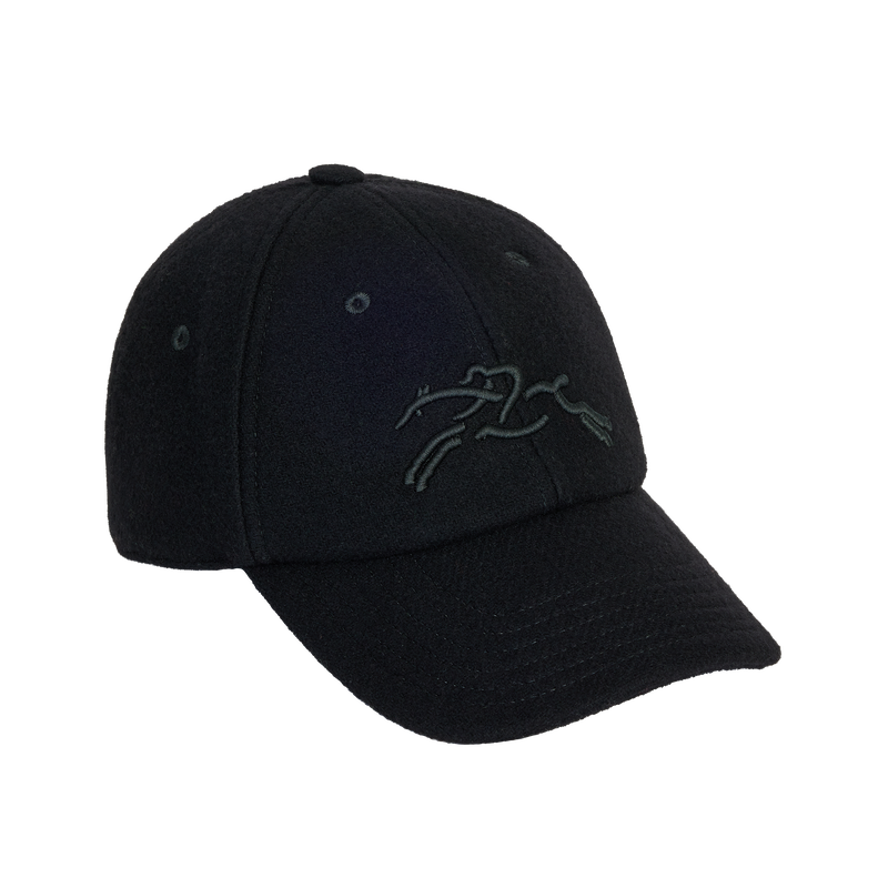 Cap , Black - Knit  - View 2 of  3