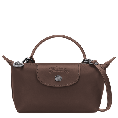 Le Pliage Xtra XS Pouch , Mocha - Leather