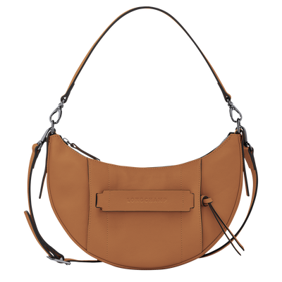 Longchamp 3D S 斜挎包 , 裸色 - 皮革