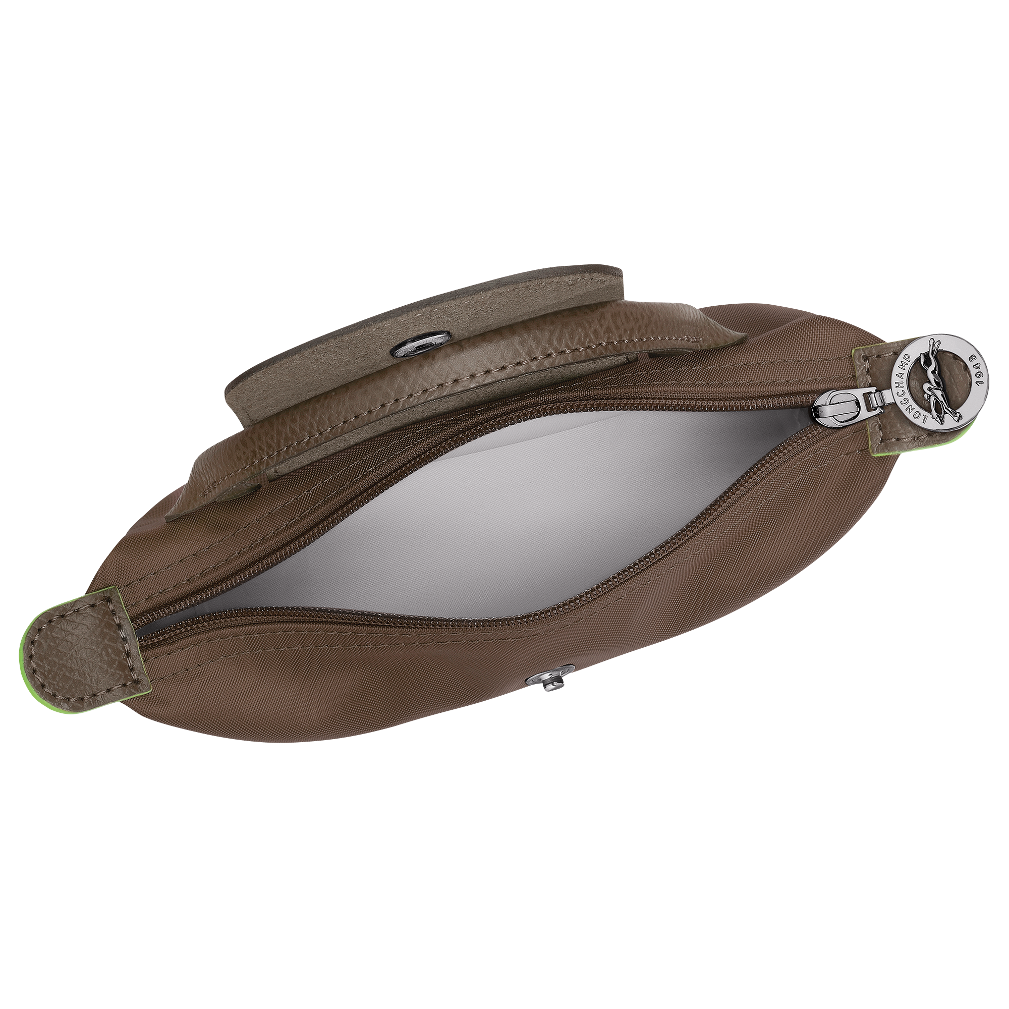 Pouch with handle, Terra - View 5 of
6 - zoom in Le Pliage Green Pouch with handle, Terra