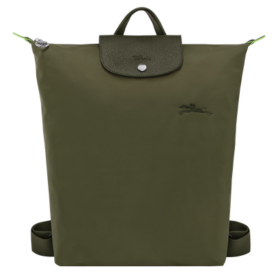 Le Pliage Green M 双肩背包 , 森林绿 - 帆布