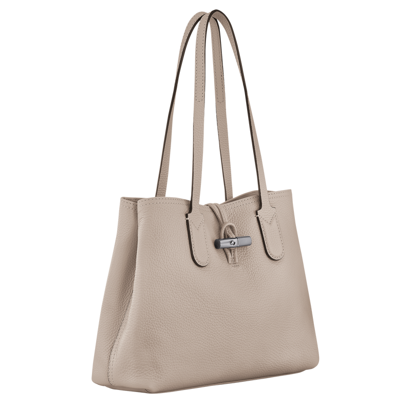 Roseau Essential M Tote bag , Clay - Leather  - View 3 of  6